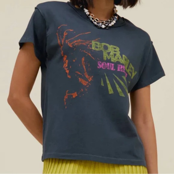 Daydreamer Bob Marley Soul Rebel Reverse GF Tee - Picture 4 of 6